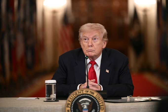 Tổng thống Mỹ Donald Trump tại Nhà Trắng ngày 6/3. Ảnh: AFP