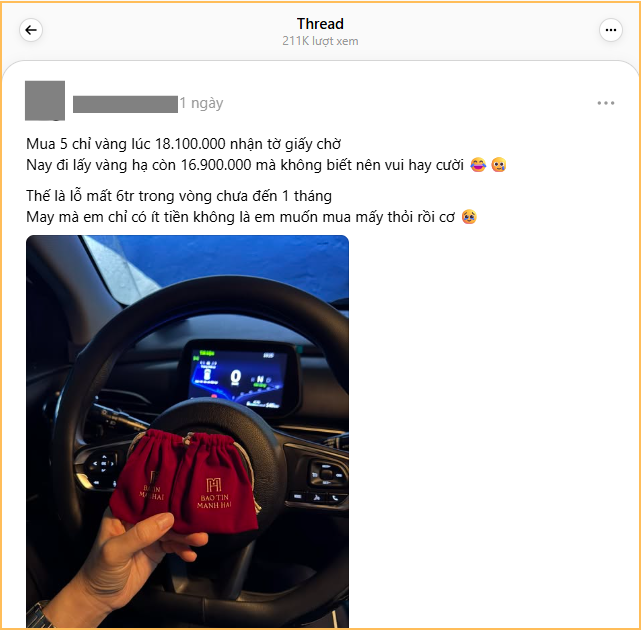 Nỗi đau của người mua vàng bằng giấy hẹn- Ảnh 1.