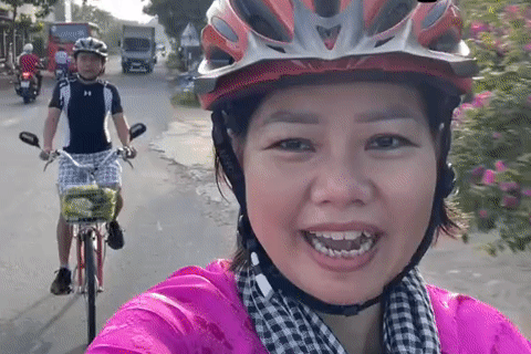 Nữ giảng viên Hà Nội 13 năm đạp xe đi làm , không lo giá xăng tăng - Ảnh 5.