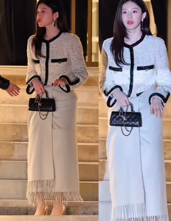 “Nữ thần dao kéo đẹp hơn Song Hye Kyo” gây bàn tán vì quấn chăn ở Paris Fashion Week- Ảnh 1.