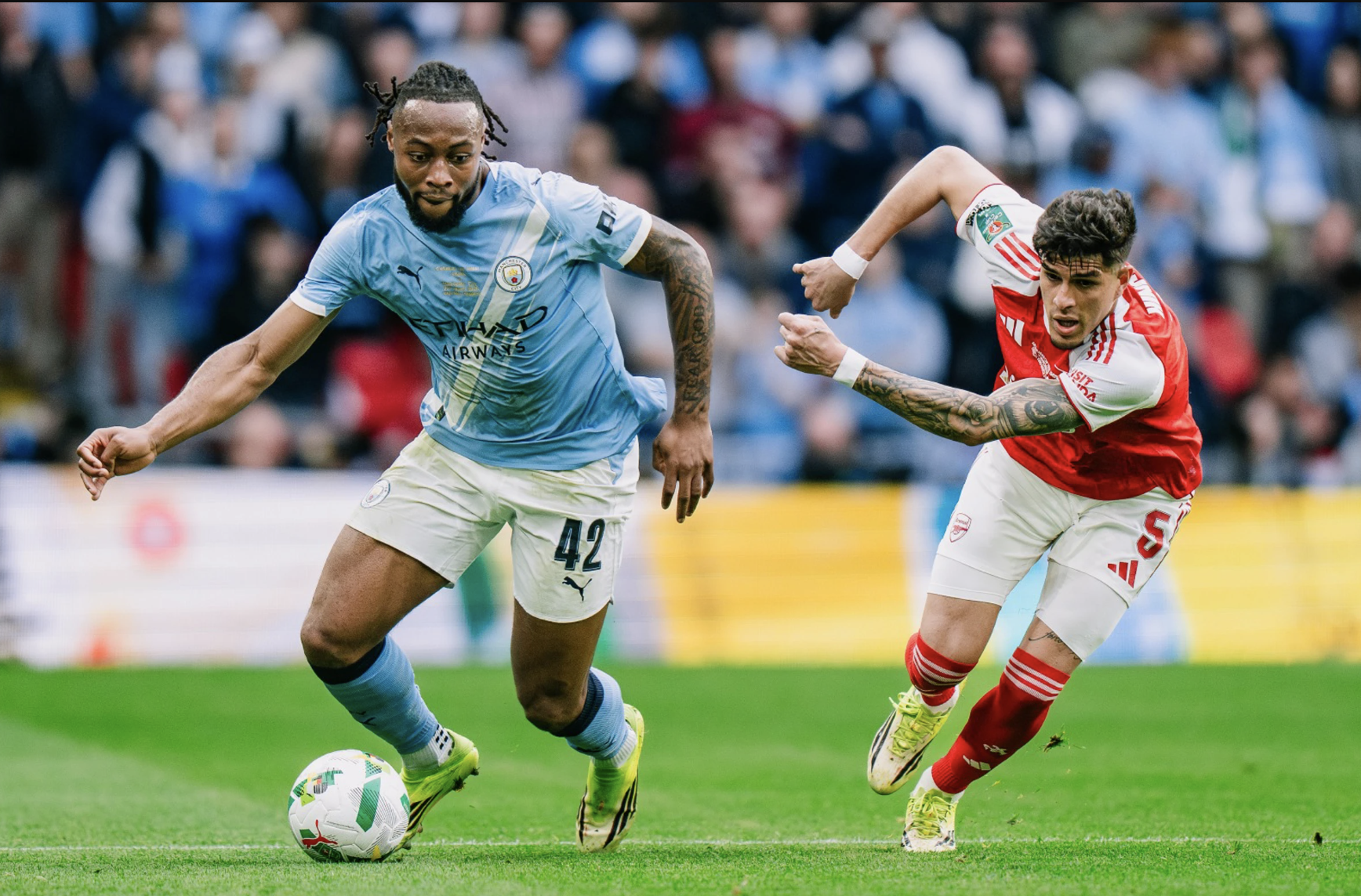 O'Reilly bắn hạ Arsenal, Man City đoạt League Cup thứ 9 1 O'Reilly bắn hạ Arsenal, Man City đoạt League Cup thứ 9 - Ảnh 1.