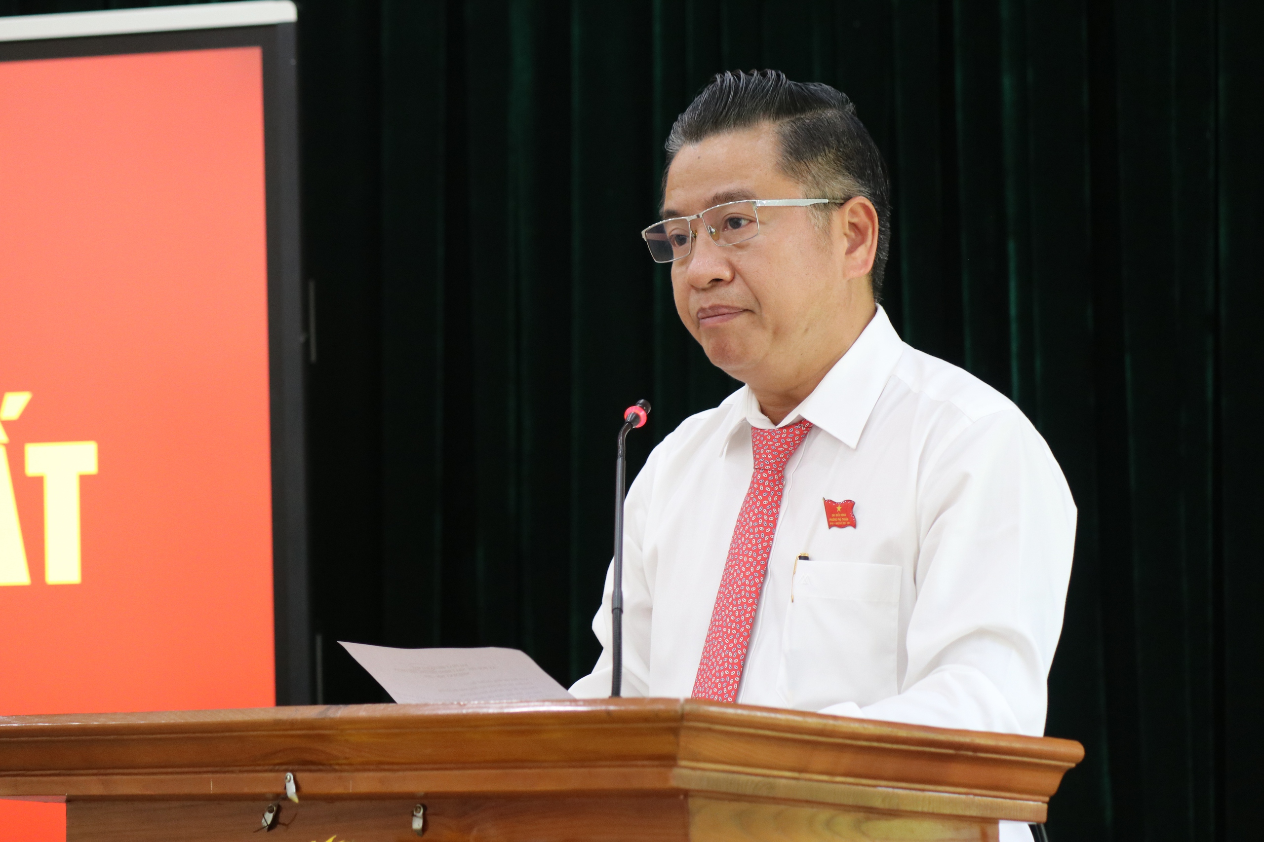 kỳ họp hđnd phường Phú Thuận - Ảnh 1.