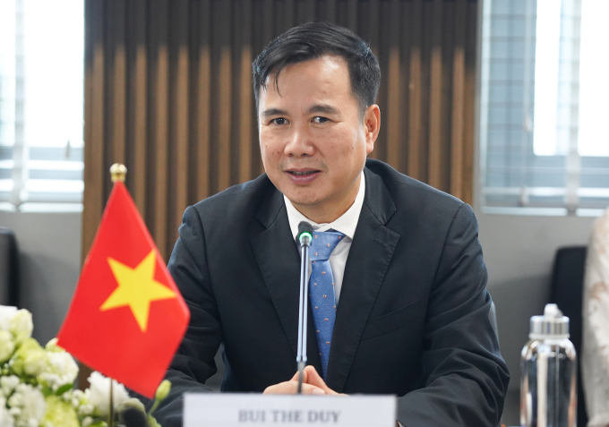 Ông Bùi Thế Duy khi là Thứ trưởng Bộ Khoa học và Công nghệ, tháng 11/2025. Ảnh: Lưu Quý