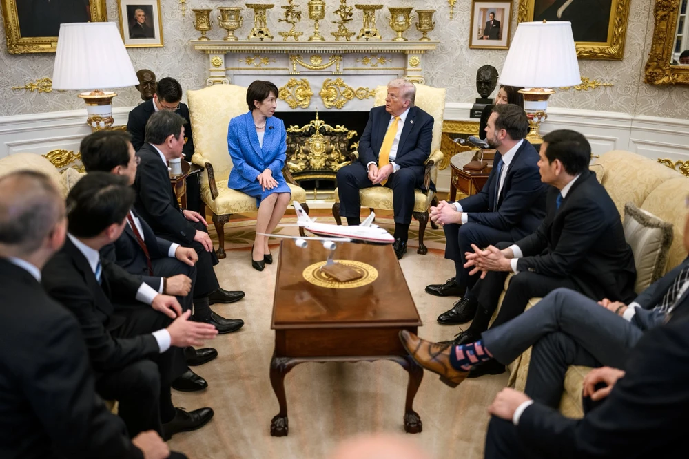 Ông Trump gặp bà Takaichi, ca ngợi Nhật tăng vai trò, bất ngờ nhắc trận Trân Châu Cảng.jpg