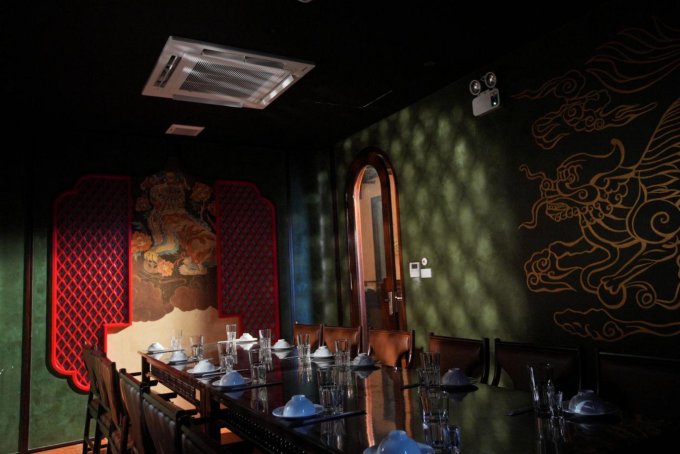 Hệ thống điều hòa thương mại của Panasonic tại nhà hàng Trâu Ngon Quán (Bắc Ninh). Ảnh: Panasonic