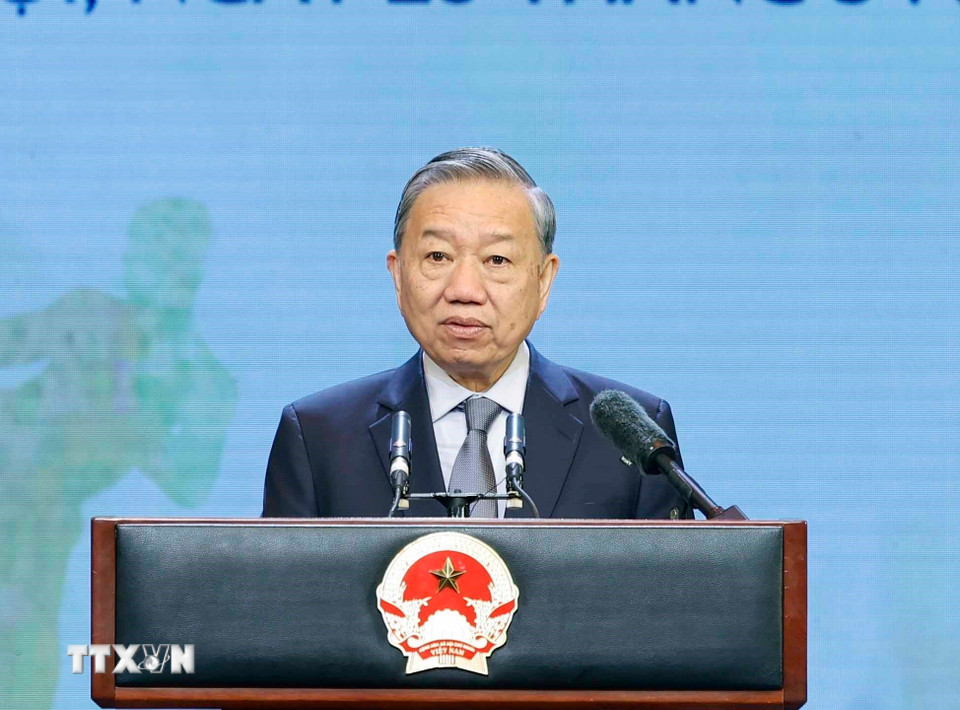 Phát triển mạnh mẽ thể dục thể thao đại chúng 1 Tổng Bí thư Tô Lâm: Phải làm cho việc rèn luyện thân thể trở thành nhu cầu tự thân, nếp sống - Ảnh 1.