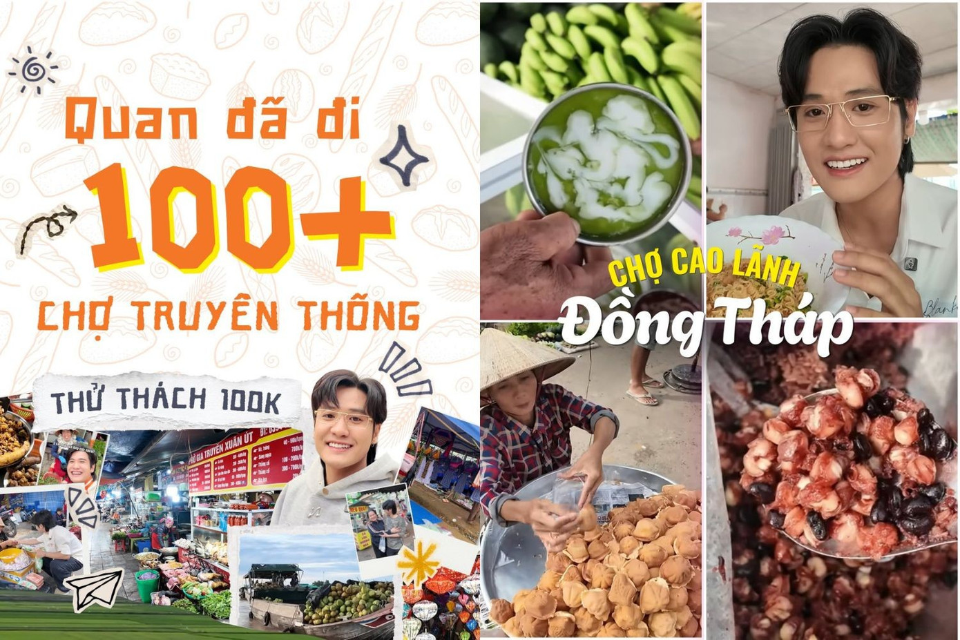 Quan Không Gờ và hành trình lan tỏa vẻ đẹp chợ truyền thống Việt qua 100 vlog- Ảnh 1. Quan Không Gờ và hành trình lan tỏa vẻ đẹp chợ truyền thống Việt qua 100 vlog- Ảnh 1.