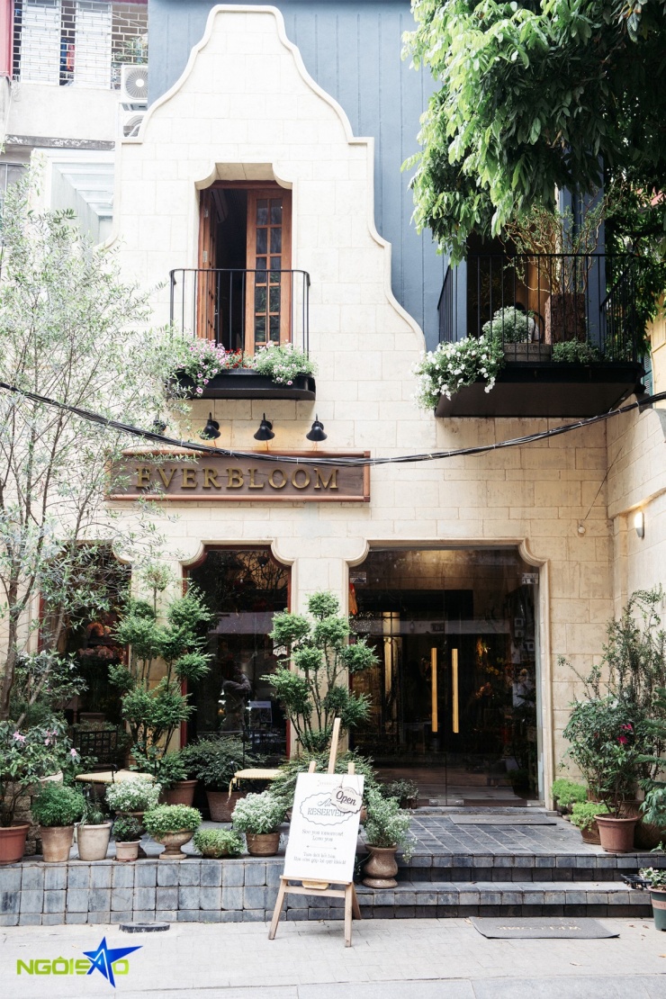 Quán cà phê ngập hoa tươi và cây xanh thành điểm 'sống ảo' của nàng thơ - 1