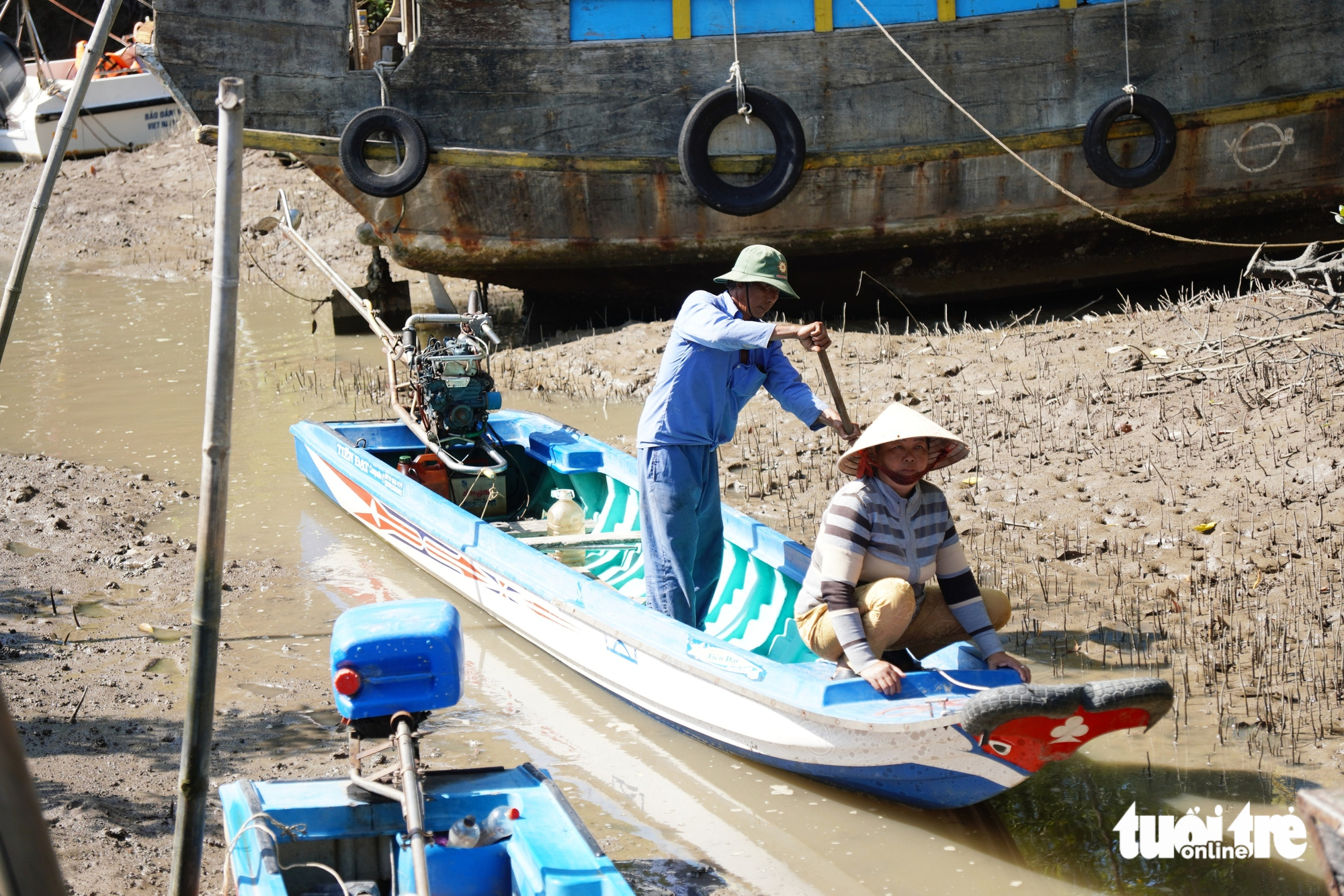 Rời chốt giữ rừng, vượt biển đi bầu cử ở xã đảo Thạnh An 1 Thiềng Liềng - Ảnh 1.