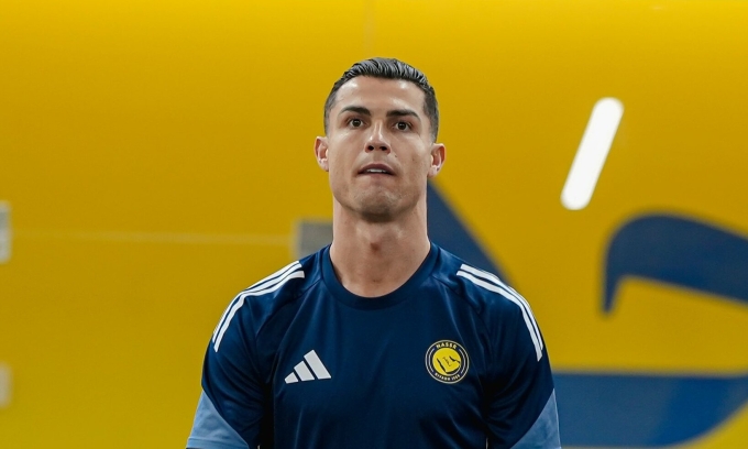 Ronaldo trước buổi tập phục hồi chức năng cùng Al Nassr ở Arab Saudi ngày 3/3/2026. Ảnh: Al Nassr