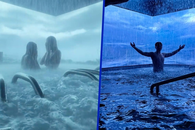 Trung Quốc xuất hiện spa “tắm bão tố” gây sốt: Sấm chớp, mưa lớn và sốc điện trong bể tắm- Ảnh 1.