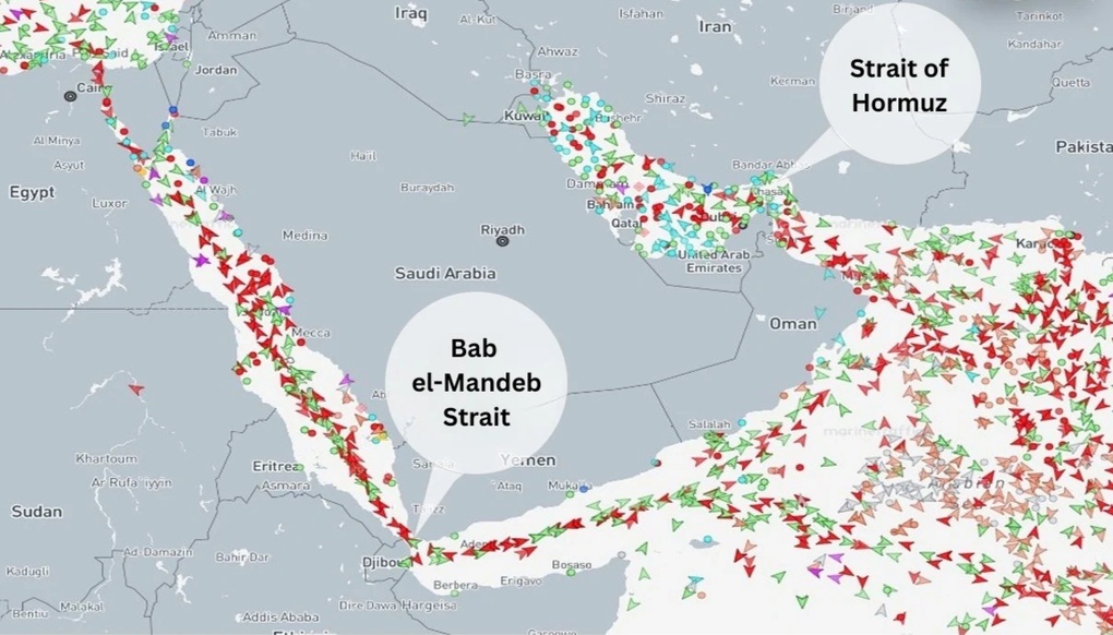 Sau Hormuz, “Cổng Nước Mắt” Bab el-Mandeb đang trở thành điểm nghẽn mới - 1