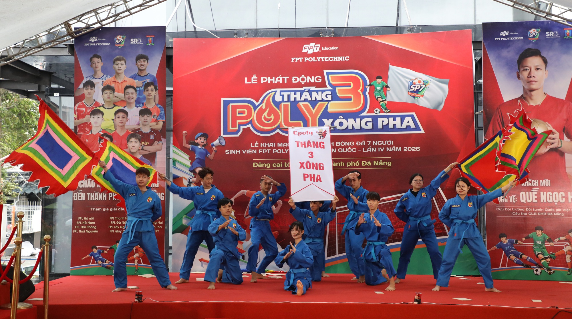 Sinh viên FPT Polytechnic tranh tài tại SP7 2026, trung vệ Quế Ngọc Hải đến tiếp lửa- Ảnh 1.