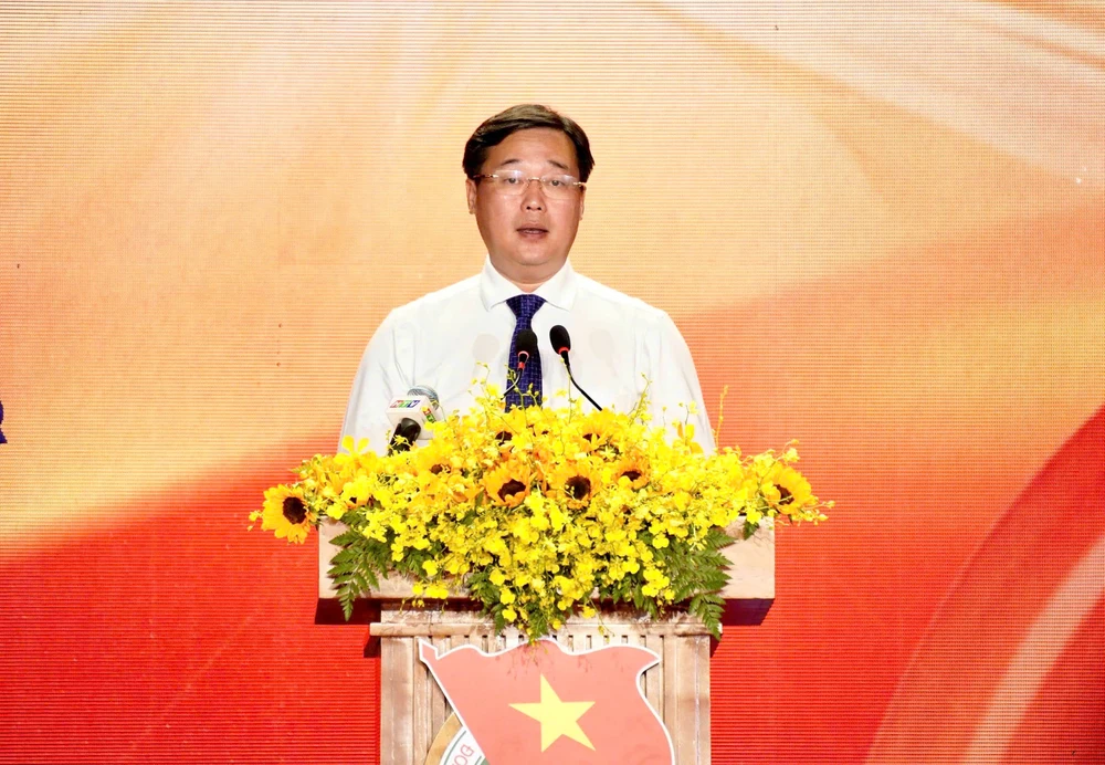 Ông Lê Quốc Phong, Ủy viên Trung ương Đảng, Phó Bí thư Thường trực Thành ủy TP.HCM. Ảnh: HẢI NHI Hồ Hảo Hớn (2).jpg