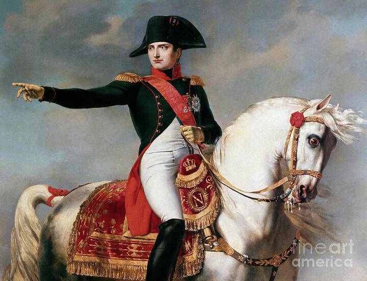 Napoleon thuận tay trái nên thay đổi giao thông nhiều vùng đất tại châu Âu. (Ảnh: Fineart)