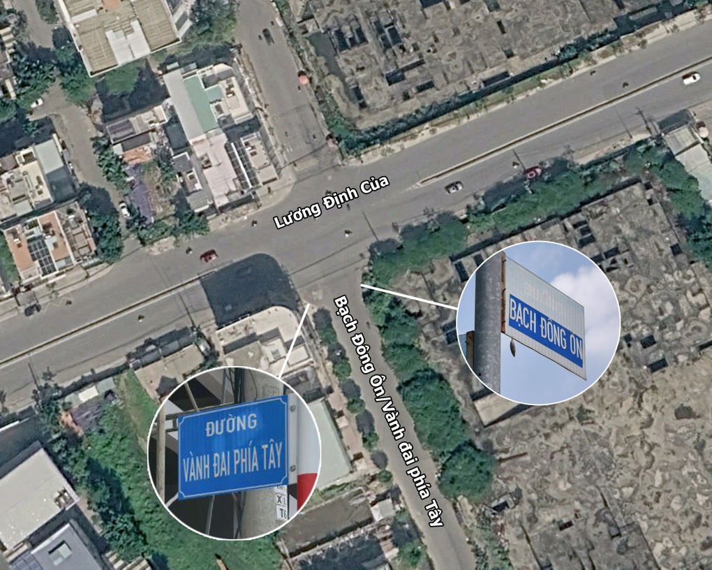 Tài xế bối rối vì một đường ở TPHCM có 2 biển tên khác nhau - 1