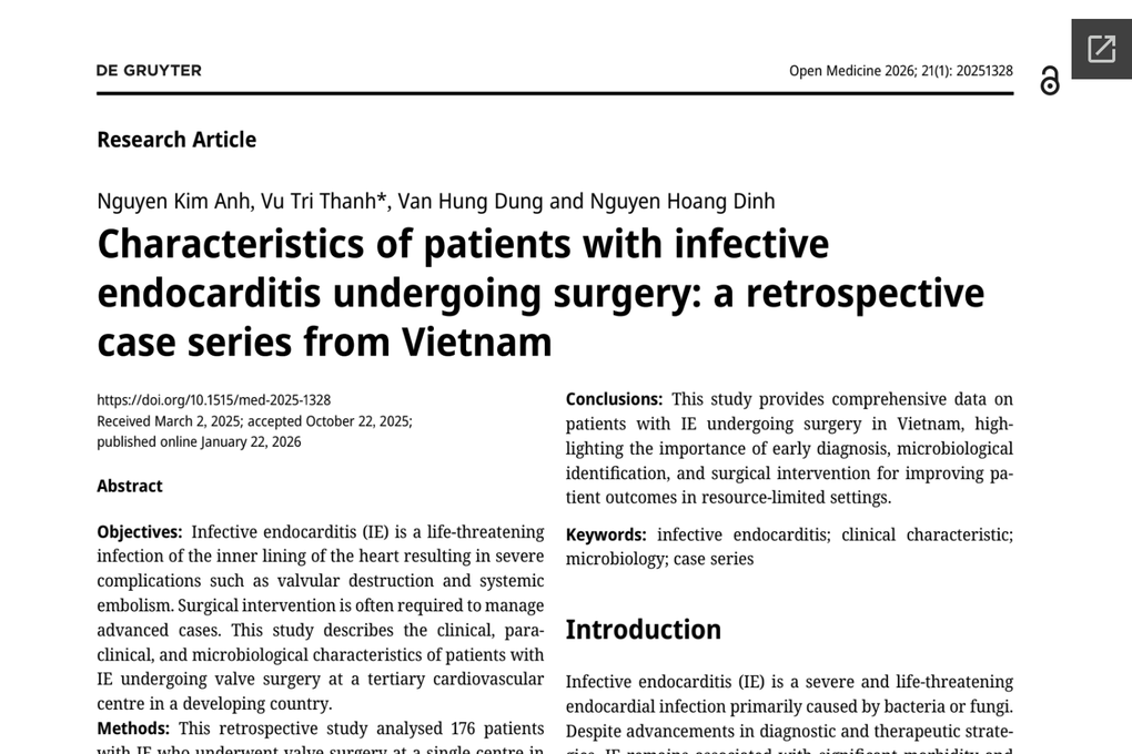 Tạp chí quốc tế công bố nghiên cứu ở Việt Nam về bệnh nhiễm khuẩn nguy hiểm - 1