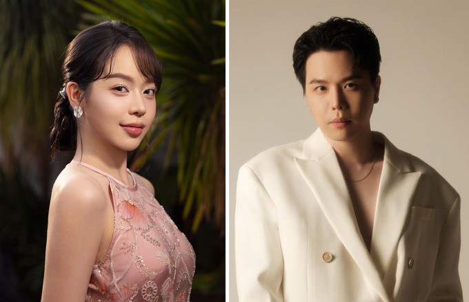 Hoa hậu Thanh Thủy và ca sĩ Trịnh Thăng Bình.