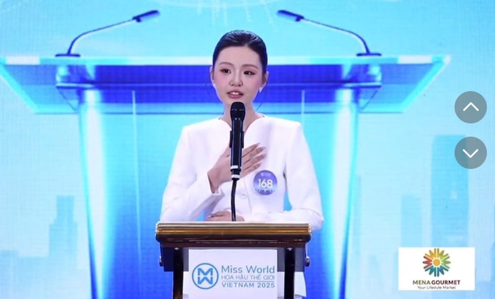 Thí sinh hoa hậu gây sốt với phần hùng biện Nếu cả đời không rực rỡ - 1