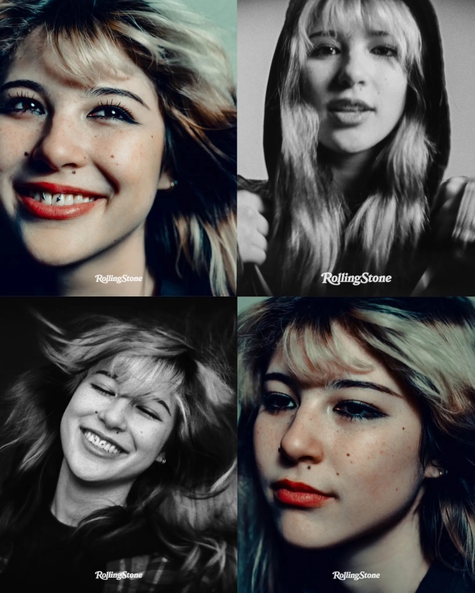 Alysa Liu trong loạt ảnh trên tạp chí Rolling Stone.