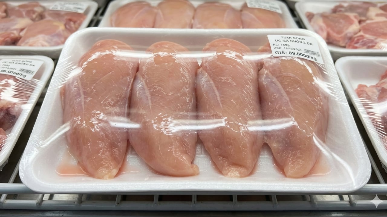 Thịt đóng khay nhìn giống nhau, nhưng người làm siêu thị chỉ chọn 1 kiểu- Ảnh 2.