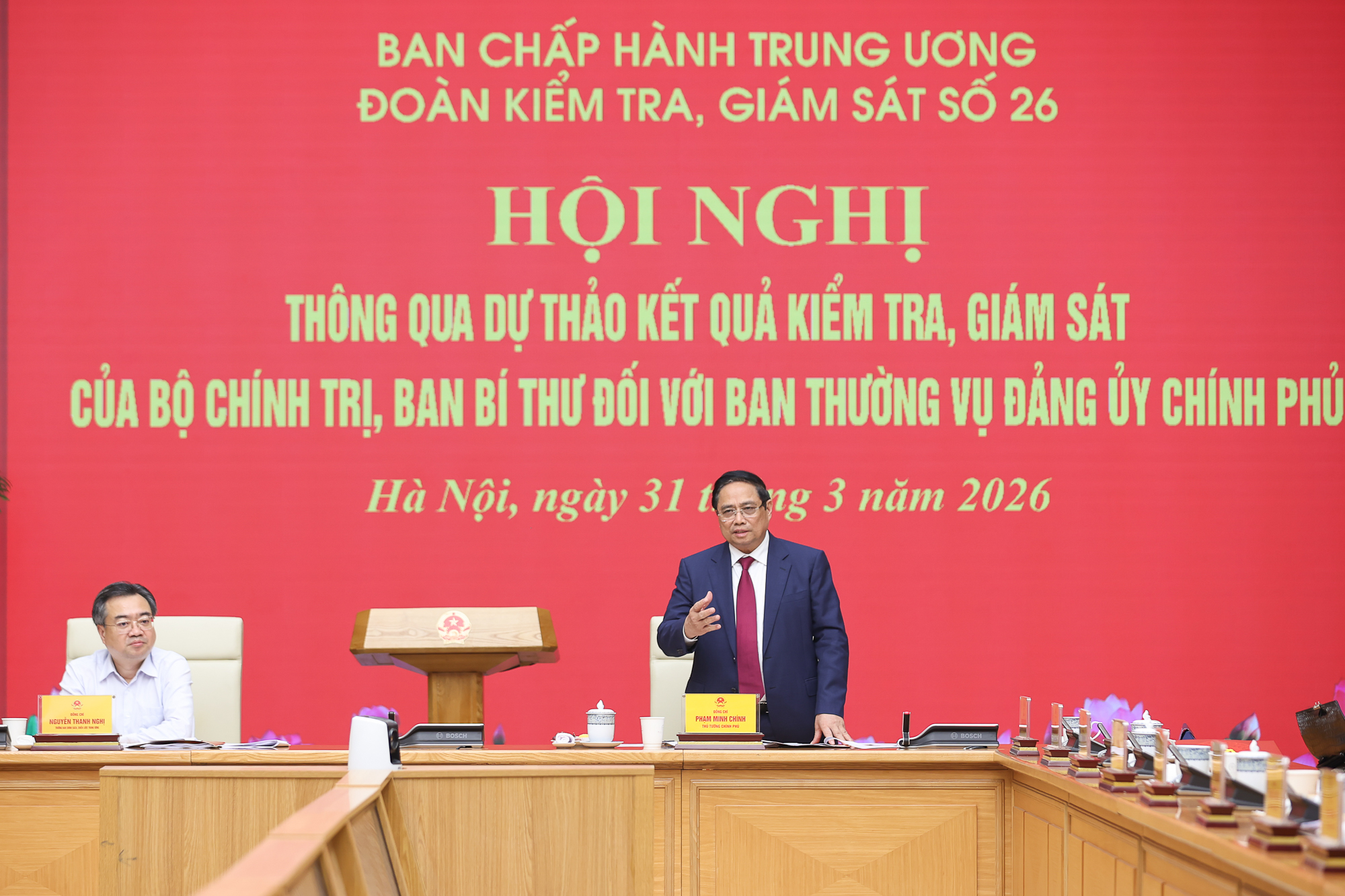Thông qua dự thảo kết quả kiểm tra, giám sát Ban Thường vụ Đảng ủy Chính phủ 1 Thông qua dự thảo kết quả kiểm tra, giám sát Ban Thường vụ Đảng ủy Chính phủ - Ảnh 1.