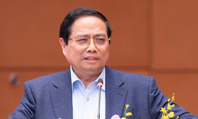 Thủ tướng Phạm Minh Chính. Ảnh: Hoàng Phong