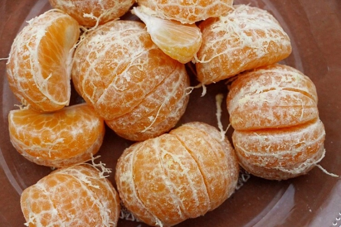 Quýt giải rượu hiệu quả. Ảnh: Võ Thạnh