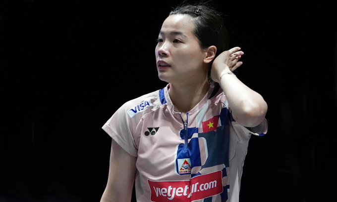 Nguyễn Thùy Linh thua 1-2 trước Tomoka Miyazaki ở vòng hai giải cầu lông Thụy Sĩ - Swiss Open 2026, tối 12/3. Ảnh: Badminton Photo