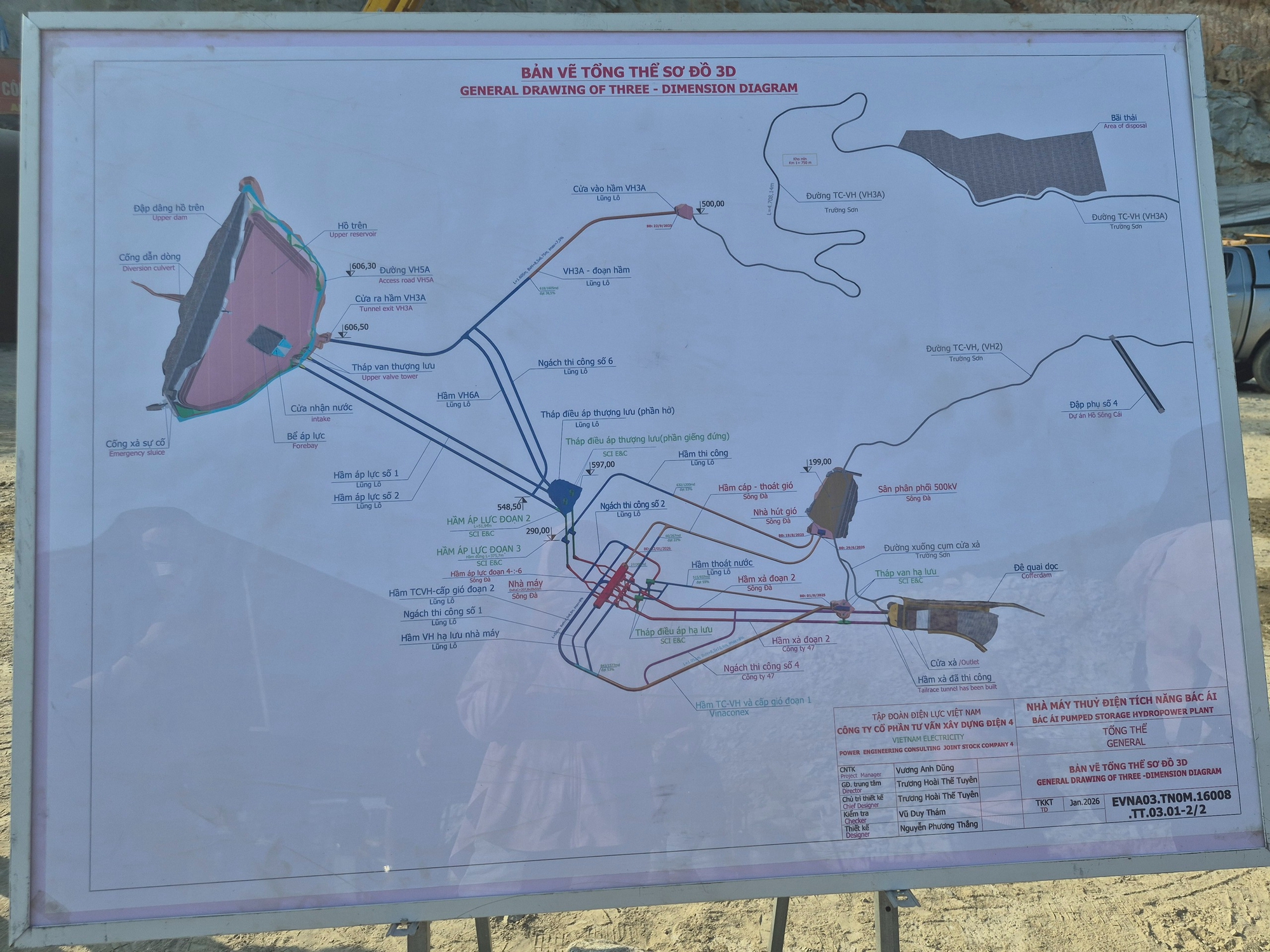 Thủy điện tích năng lớn nhất Đông Nam Á làm 'pin nước khổng lồ' xuyên núi chạy đua tiến độ 2 Thủy điện tích năng lớn nhất Đông Nam Á làm 'pin nước khổng lồ' xuyên núi chạy đua tiến độ - Ảnh 3.