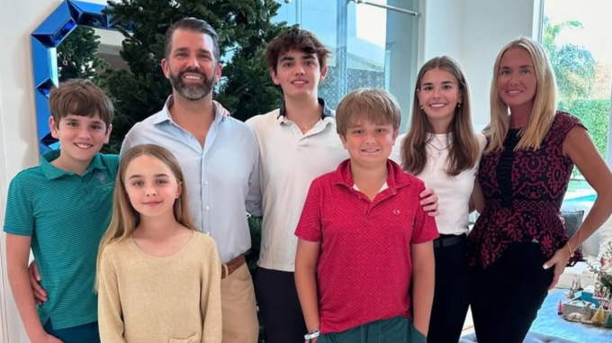 Vanessa Trump và chồng cũ Donald Trump Jr. có 5 con chung. Ảnh: Instagram / Donald Trump Jr.