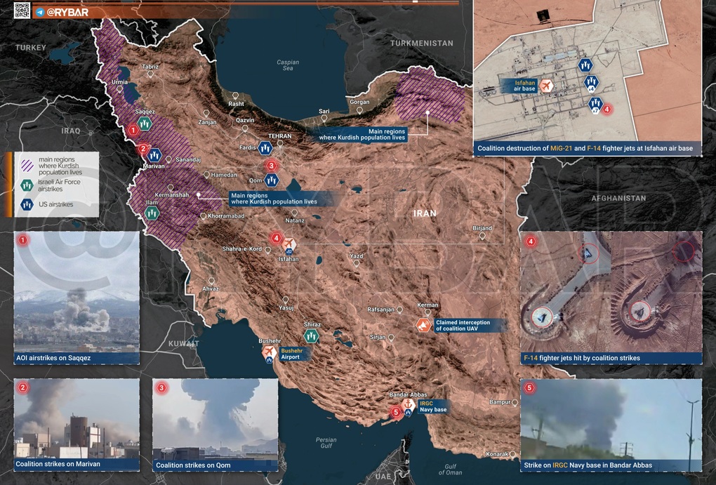 Toàn cảnh xung đột Trung Đông: Iran dội mưa hỏa lực chưa từng có - 2
