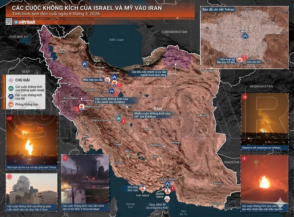 Toàn cảnh xung đột Trung Đông: Tên lửa Iran xé toạc bầu trời Israel - 2