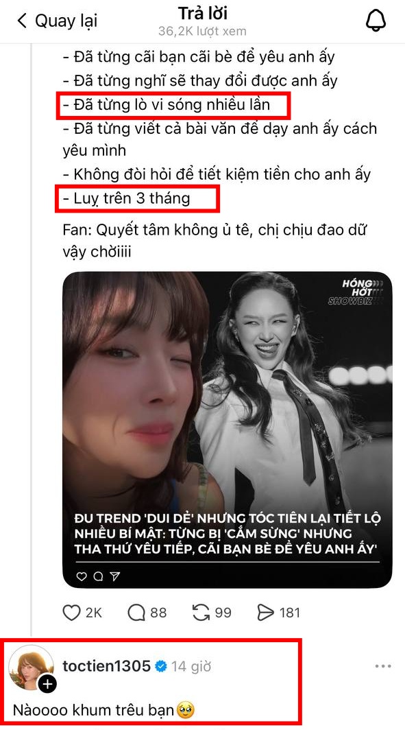 Tóc Tiên từng tái hợp, luỵ suốt 3 tháng sau khi tan vỡ- Ảnh 3.