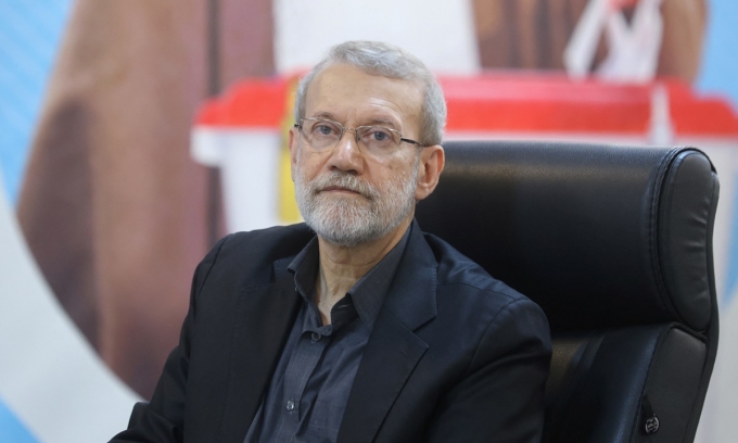 Ông Ali Larijani tại thủ đô Tehran, Iran, hồi năm 2024. Ảnh: Reuters