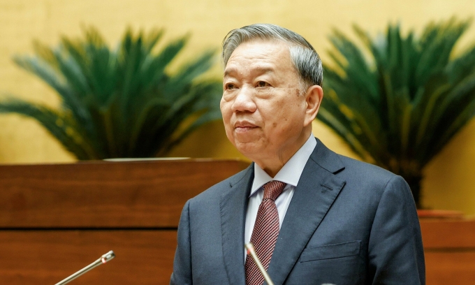 Tổng Bí thư Tô Lâm phát biểu tại Hội nghị chiều 31/3. Ảnh: Hoàng Phong