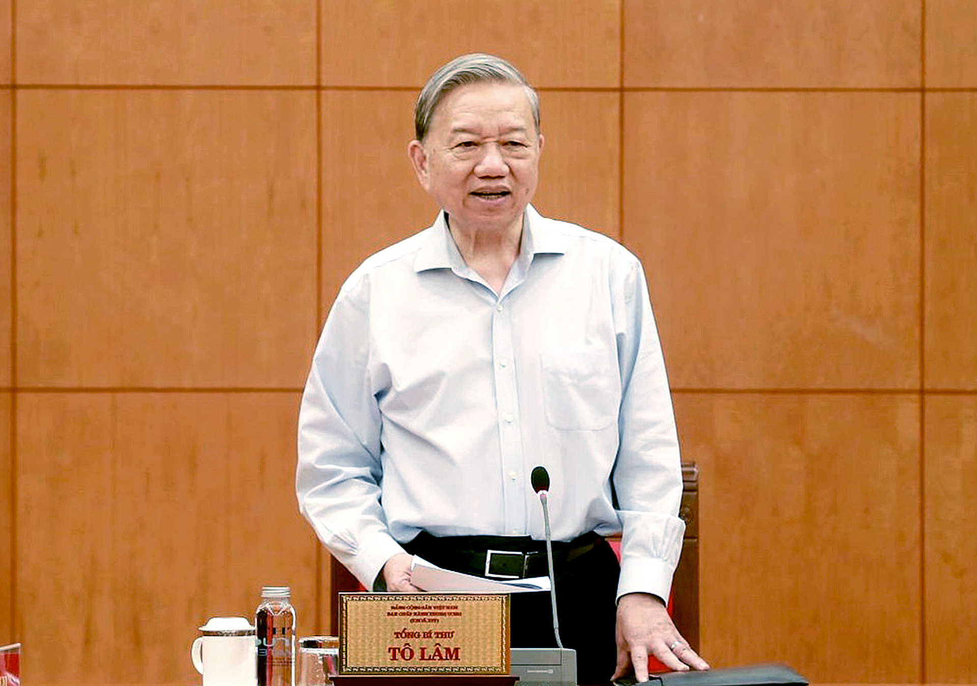 Tổng Bí thư Tô Lâm: Chuẩn bị kỹ lưỡng nội dung, chương trình Hội nghị Trung ương Đảng lần thứ 2 - Ảnh 1.