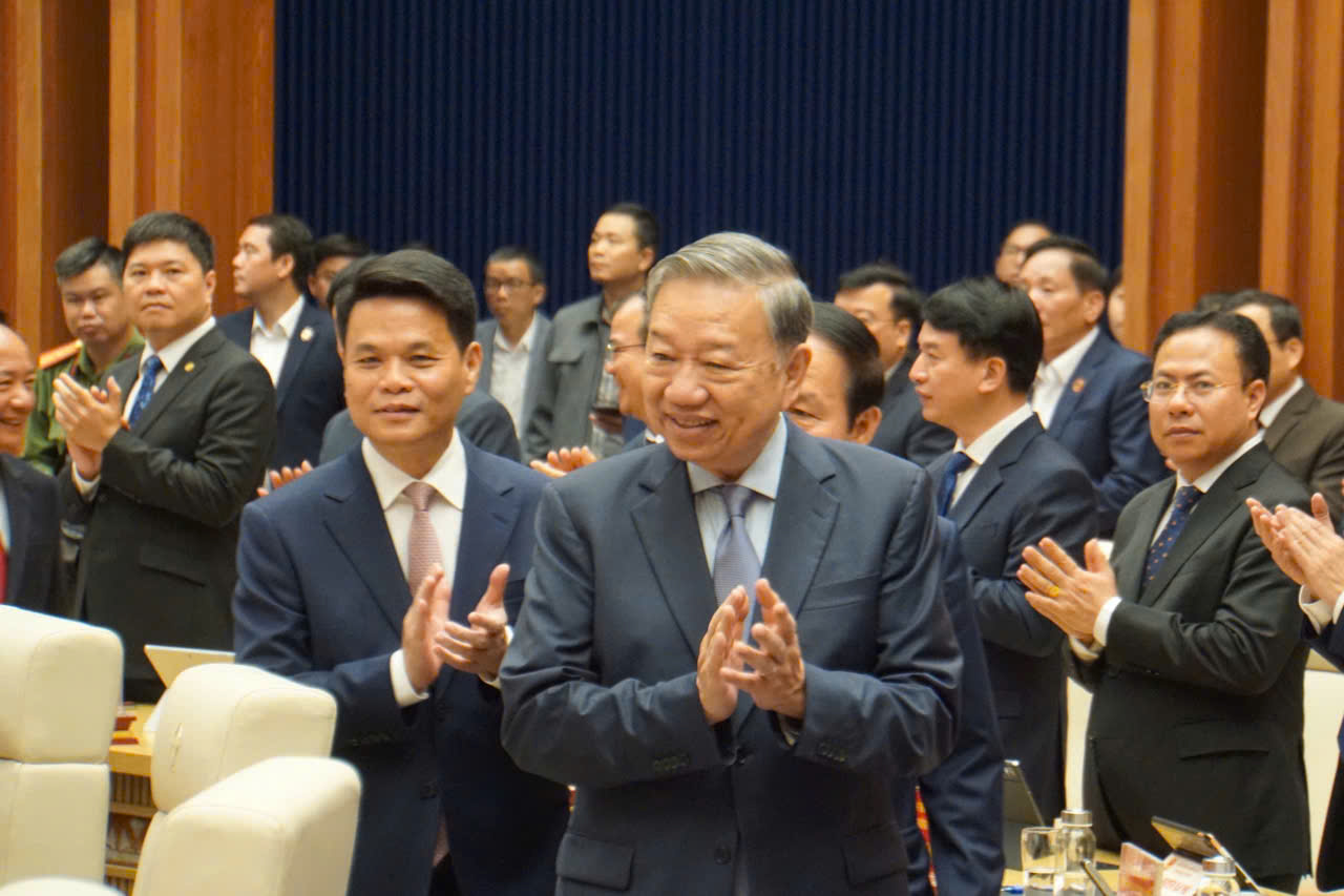 Tổng Bí thư Tô Lâm làm việc với thành phố Hải Phòng 1 Tô Lâm - Ảnh 1.