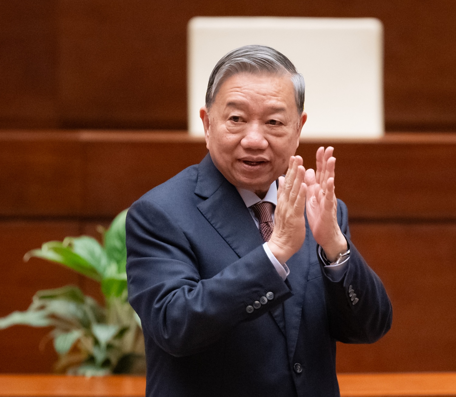 Tổng Bí thư Tô Lâm và các lãnh đạo dự tổng kết bầu cử đại biểu Quốc hội, HĐND khóa mới 1 Tổng Bí thư - Ảnh 1.