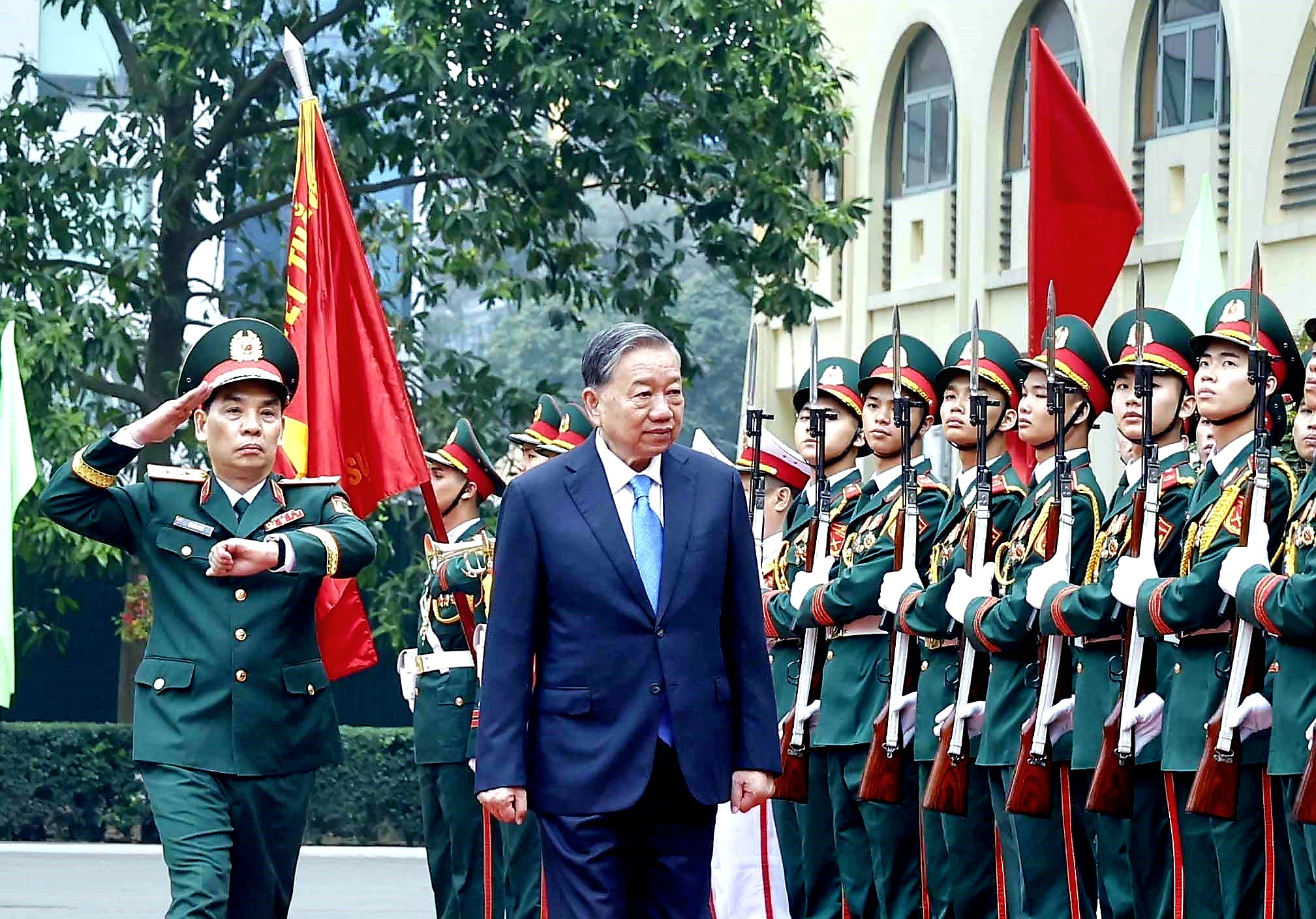 Tổng Bí thư: Xây dựng Học viện Kỹ thuật quân sự thành trường đại học nghiên cứu trọng điểm quốc gia - Ảnh 1.