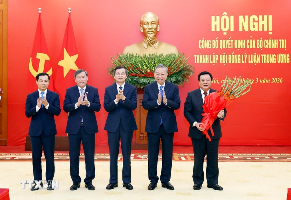 Tổng Bí thư dự hội nghị công bố thành lập Hội đồng Lý luận Trung ương - 1