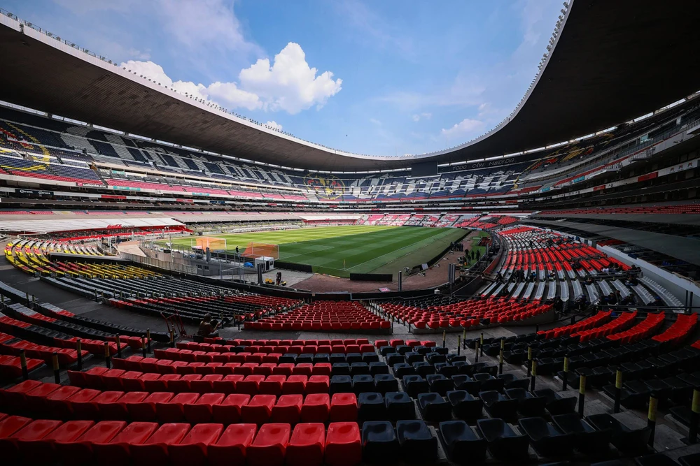 Vận động trường Estadio Azteca ở Mexico City, nơi diễn ra lễ khai mạc Cúp thế giới 2026. Ảnh: TFF. trac-tro-kho-luong-o-world-cup-2026 (3).jpg