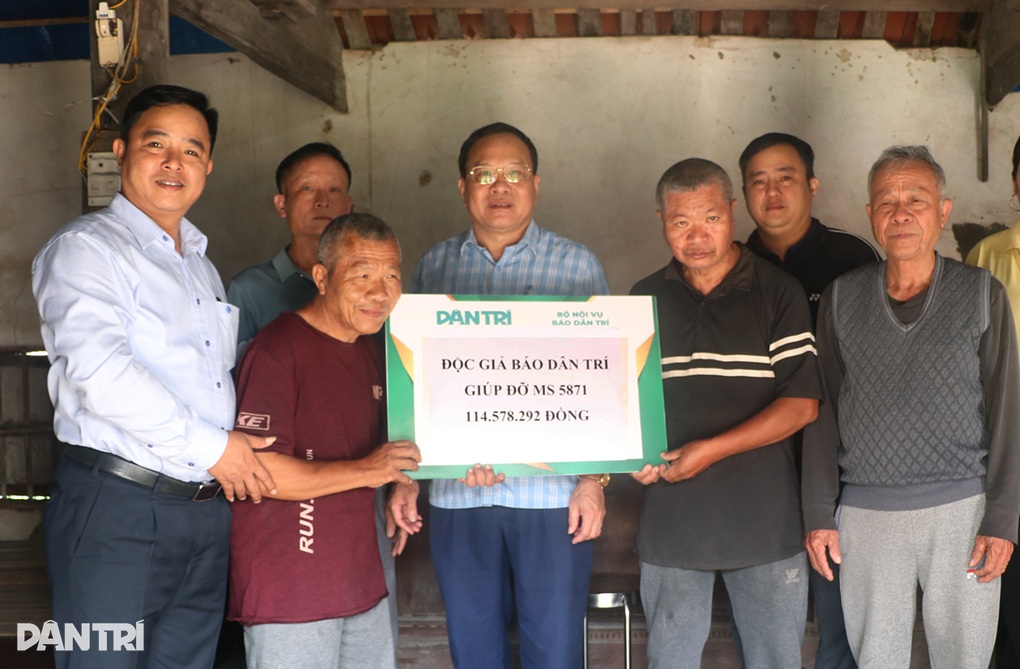 Trao hơn 114 triệu đồng đến bệnh binh bị tai biến chăm 4 em tâm thần - 1