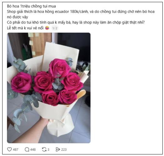 Trend bóc phốt hoa bạn trai tặng: Loạt chủ shop hoa 