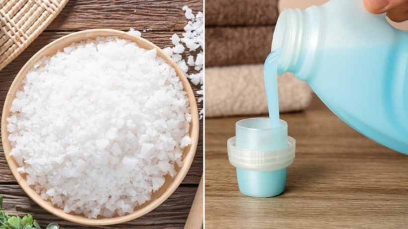 Trộn nước xả vải với muối có tác dụng gì?- Ảnh 1.
