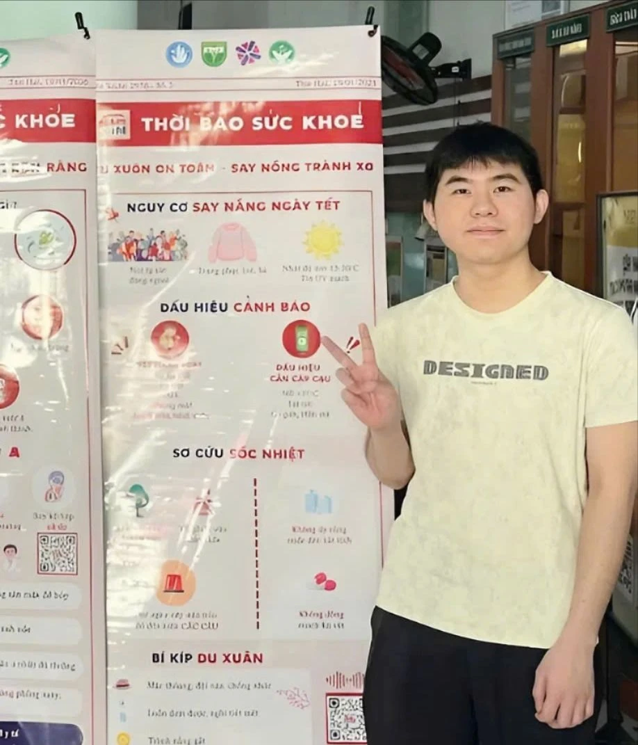 Bạn Phạm Minh Phát, sinh viên Trường Đại học Y khoa Phạm Ngọc Thạch, thí sinh đạt giải Ba Kỳ 5. z7616471558932_35b8c3e904a10aad793ec88c5236de47.jpg
