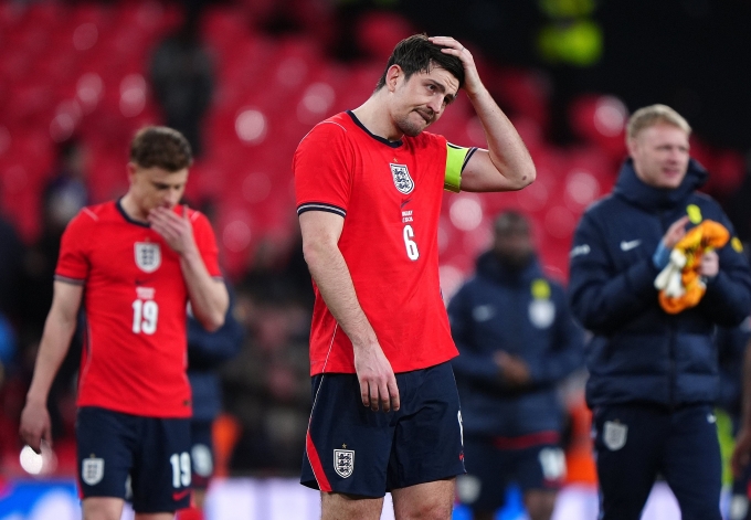 Maguire sau trận Anh hòa Uruguay 1-1 tại Wembley ngày 27/3. Ảnh: PA