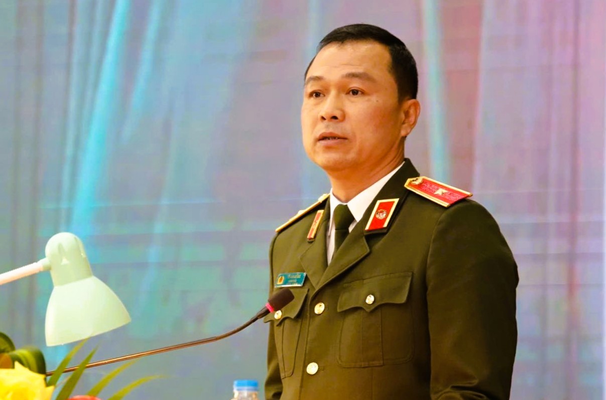 Ứng viên đại biểu HĐND tỉnh 1 Ứng viên đại biểu HĐND tỉnh - Thiếu tướng Tô Anh Dũng: Kiên quyết đấu tranh với các loạt tội phạm - Ảnh 1.