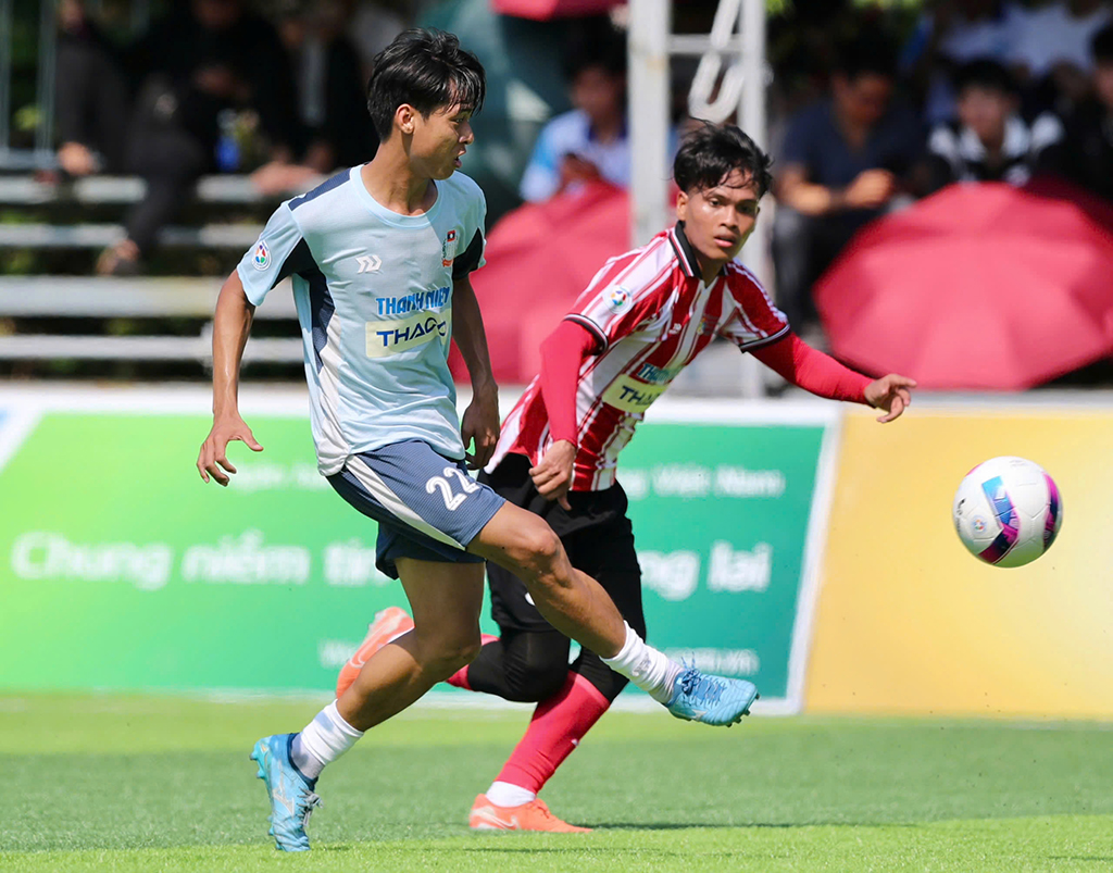 Ước mơ thành sự thật với tuyển thủ U.23 Lào- Ảnh 1. Ước mơ thành sự thật với tuyển thủ U.23 Lào- Ảnh 1.