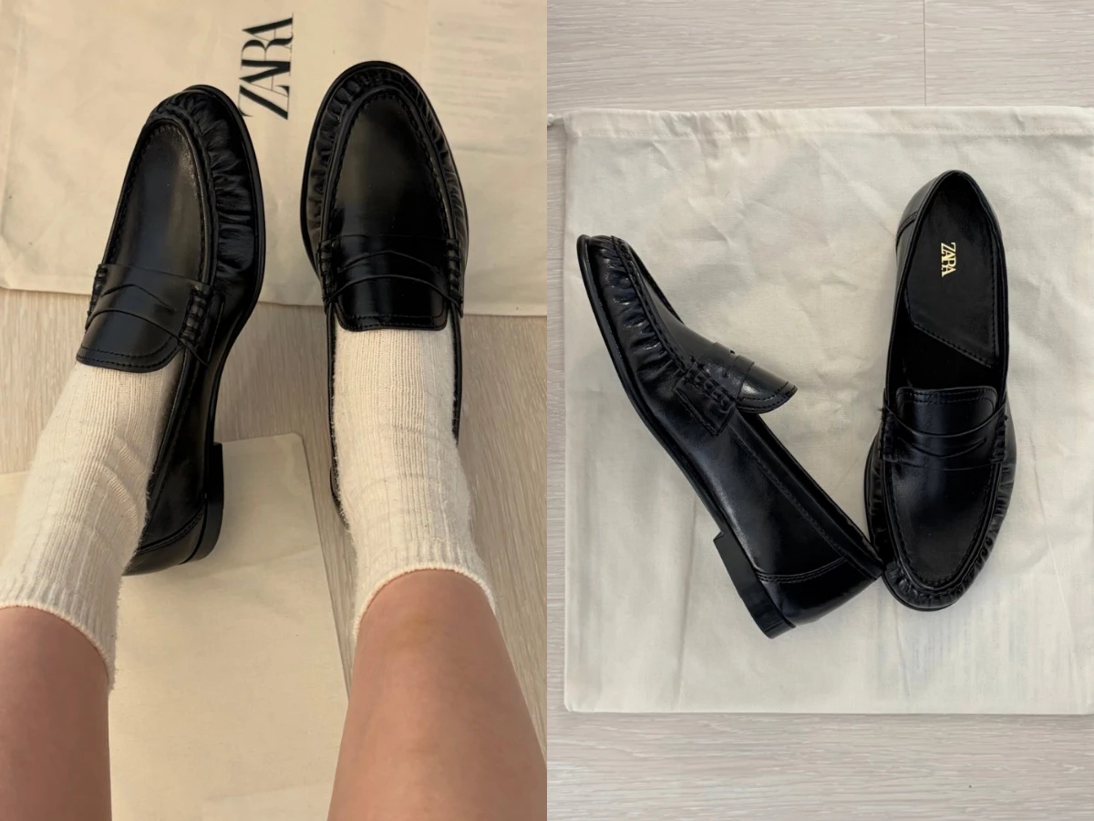 Đôi giày Zara 1,3 triệu đáng tiền nhất hiện tại: Ướm lên là thấy mình “quiet luxury” như giới siêu giàu, rất mềm, siêu tôn dáng- Ảnh 1.